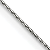 Chisel Stainless Steel Polished .90mm 18 inch Snake Chain