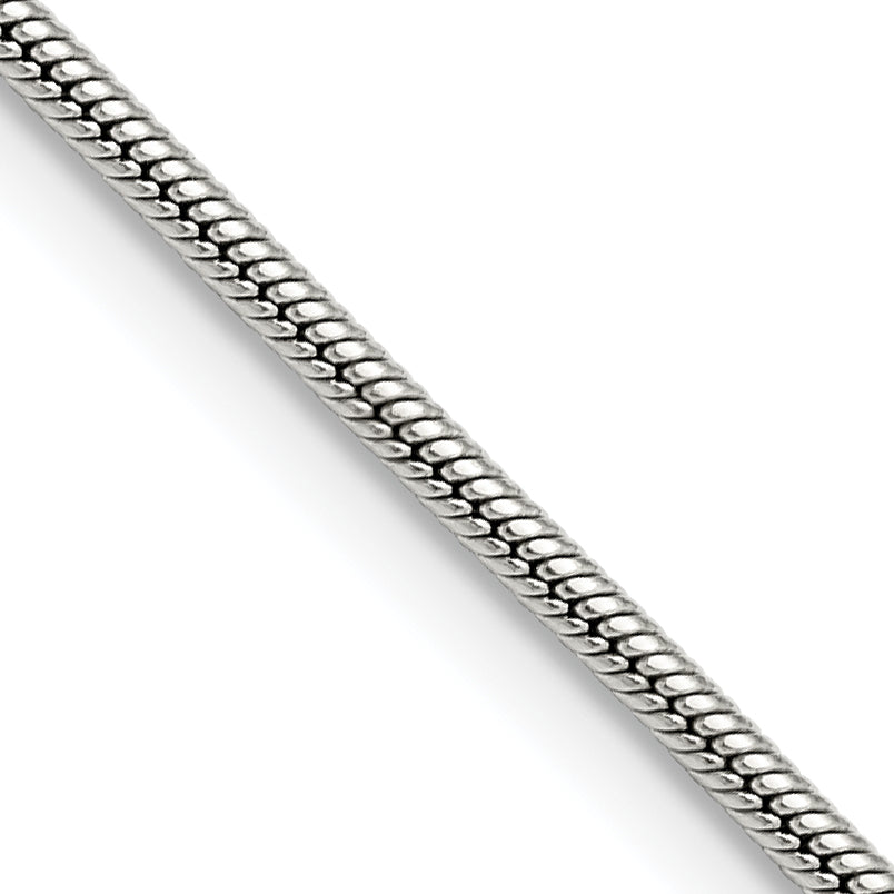Chisel Stainless Steel Polished 2mm 22 inch Snake Chain