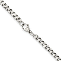 Chisel Stainless Steel Polished 4mm 22 inch Box Chain