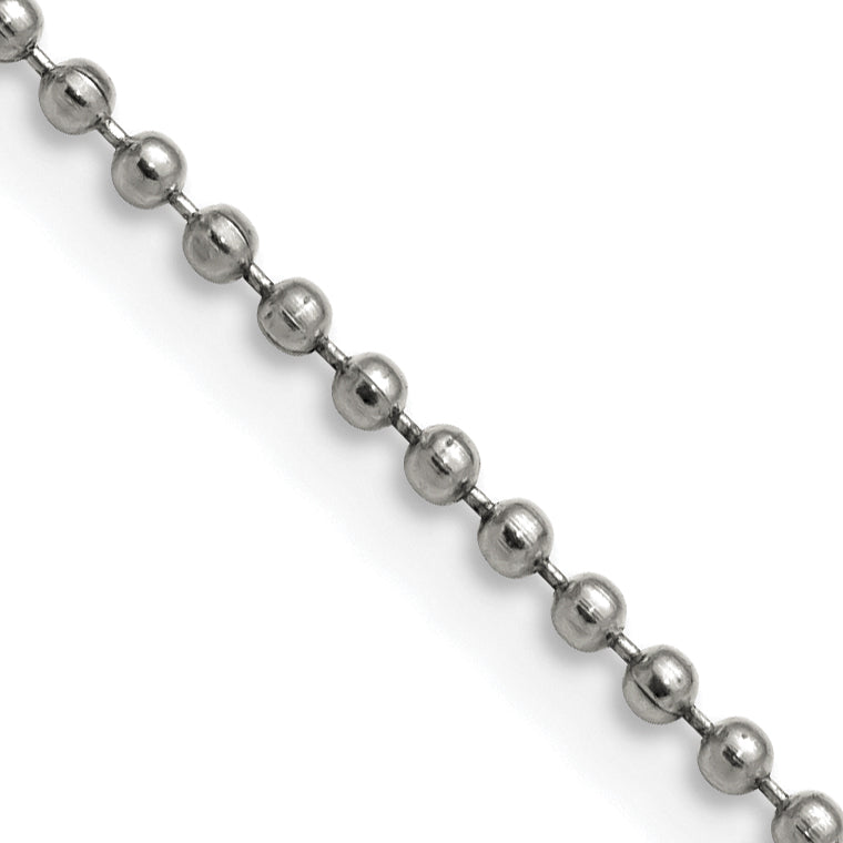 Chisel Stainless Steel Polished 2mm 24 inch Ball Chain
