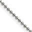 Chisel Stainless Steel Polished 2mm Ball Chain