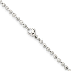 Chisel Stainless Steel Polished 3mm 24 inch Ball Chain
