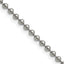 Chisel Stainless Steel Polished 3mm Ball Chain