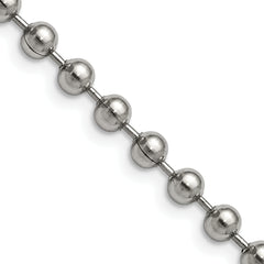 Chisel Stainless Steel Polished 5mm 22 inch Ball Chain