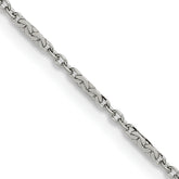 Chisel Stainless Steel Polished 1.8mm 18 inch Fancy Link Chain