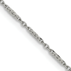 Chisel Stainless Steel Polished 1.8mm 18 inch Fancy Link Chain