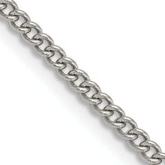 Chisel Stainless Steel Polished 3mm 22 inch Curb Chain
