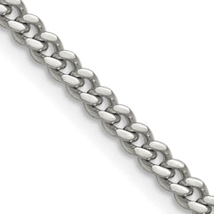 Chisel Stainless Steel Polished 4mm 24 inch Curb Chain