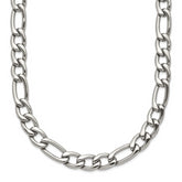 Chisel Stainless Steel Polished 6mm 24 inch Figaro Chain