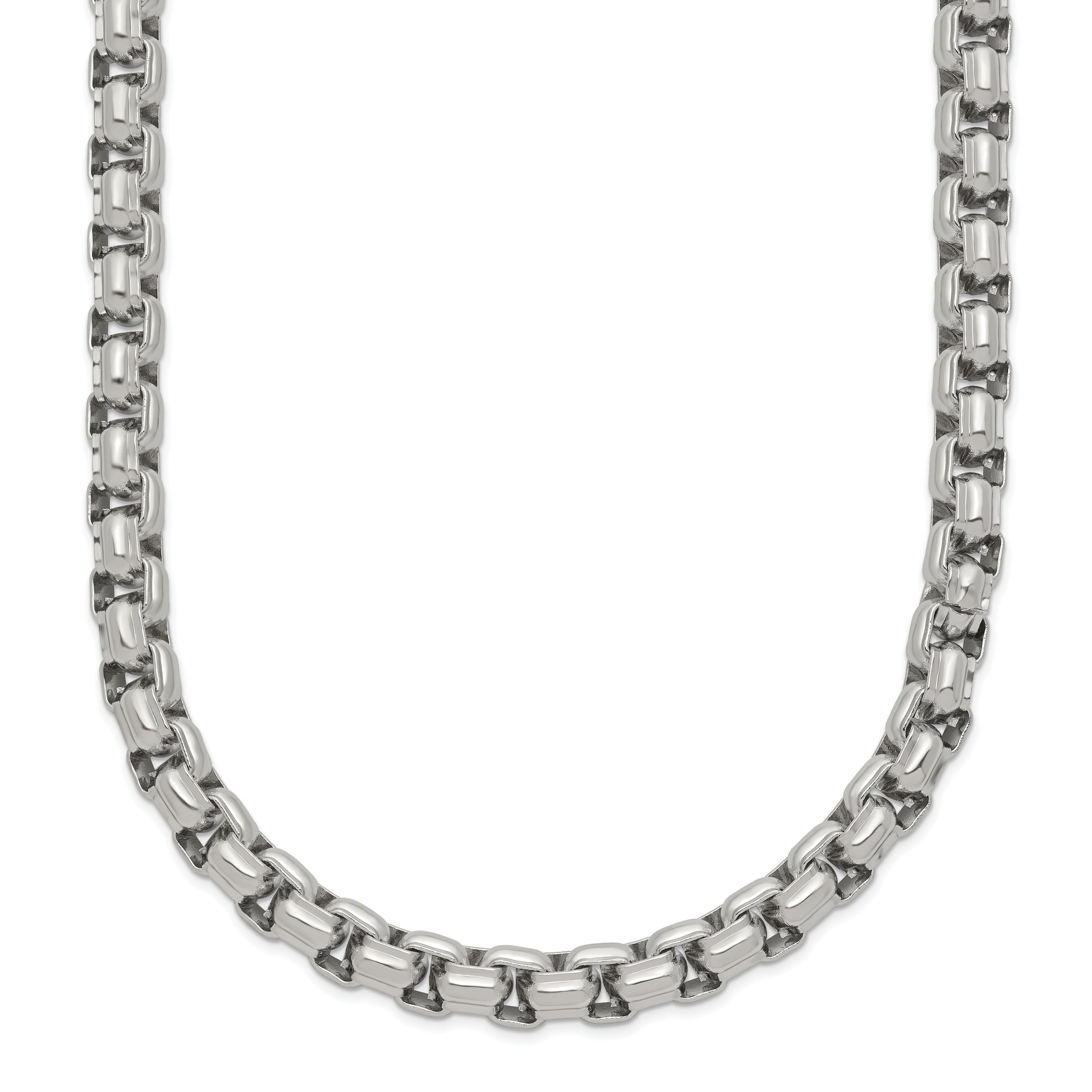 Chisel Stainless Steel Polished 24 inch Fancy Box Chain