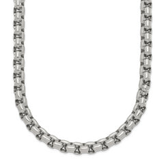 Chisel Stainless Steel Polished 24 inch Fancy Box Chain