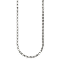 Chisel Stainless Steel Polished 22 inch Fancy Circle Link Chain