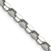 Stainless Steel Polished Fancy Link 22in Chain