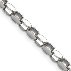 Stainless Steel Polished Fancy Link 22in Chain