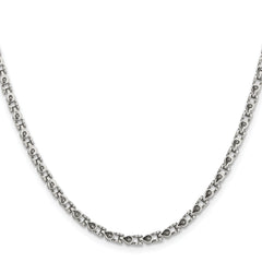 Chisel Stainless Steel Polished 22 inch Fancy Link Chain