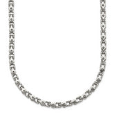 Chisel Stainless Steel Polished 22 inch Fancy Link Chain
