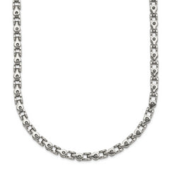 Chisel Stainless Steel Polished 22 inch Fancy Link Chain