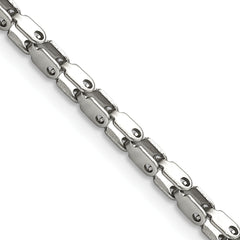 Chisel Stainless Steel Polished 22 inch Fancy Link Chain