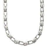 Chisel Stainless Steel Polished 22 inch Fancy Link Chain