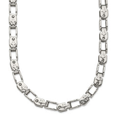 Chisel Stainless Steel Polished 22 inch Fancy Link Chain