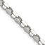Women's Stainless Steel Open Link Chain Necklace 3.5mm