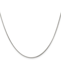 Chisel Stainless Steel Polished 1.2mm Square Snake 22 inch Chain