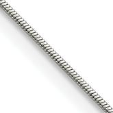 Chisel Stainless Steel Polished 1.2mm Square Snake 22 inch Chain