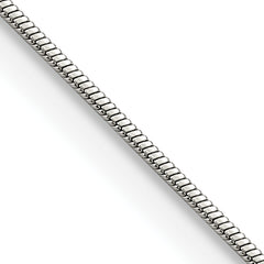 Chisel Stainless Steel Polished 1.2mm Square Snake 22 inch Chain