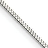 Chisel Stainless Steel Polished 1.8mm 22 inch Herringbone Chain