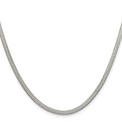 Chisel Stainless Steel Polished 3.3mm 22 inch Herringbone Chain