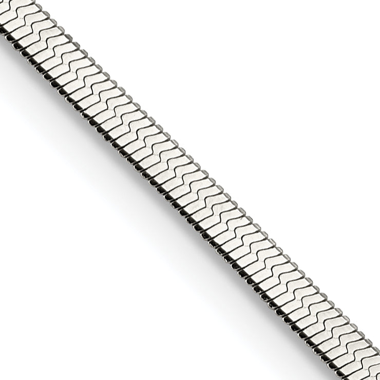 Chisel Stainless Steel Polished 3.3mm 22 inch Herringbone Chain