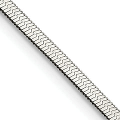 Chisel Stainless Steel Polished 3.3mm 22 inch Herringbone Chain
