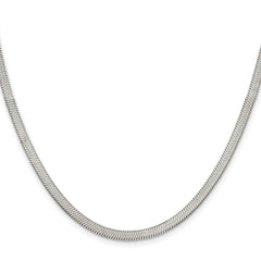 Chisel Stainless Steel Polished 3.90mm 22 inch Herringbone Chain
