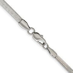 Chisel Stainless Steel Polished 3.90mm 22 inch Herringbone Chain