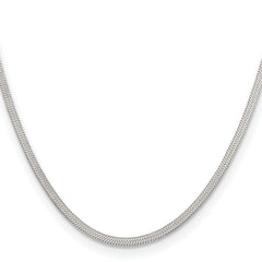 Chisel Stainless Steel Polished 3.4mm 22 inch Herringbone Chain
