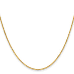 Chisel Stainless Steel Polished Yellow IP-plated 1.7mm 22 inch Cyclone Chain