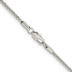 Chisel Stainless Steel Polished 2.2mm 22 inch Cyclone Chain