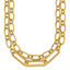 Polished Gold-Tone Stainless Steel Necklace 6mm