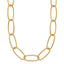 Open Link Chain Necklace in Gold IP-Plated Stainless Steel, 16 Inch - Sophia Jewelers