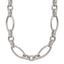Polished Stainless Steel Open Link Chain Necklace 9.5mm