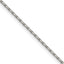 Polished Stainless Steel Box Chain Necklace 1mm