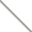 Polished Snake Stainless Steel Chain Necklace 1.5mm