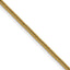 Polished Gold-Tone Stainless Steel Spiga (Wheat) Chain Necklace 1.5mm