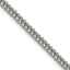 Polished Stainless Steel Spiga (Wheat) Chain Necklace 3.2mm