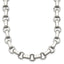 Chisel Rolo Chain Necklace in Stainless Steel, 7mm, 24.5 Inch - Sophia Jewelers