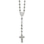 Polished Blue Cubic Zirconia Stainless Steel Necklace 4.35mm