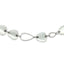 White Cat's Eye Necklace in Stainless Steel, 26 Inch - Sophia Jewelers