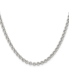 Chisel Stainless Steel Polished 3.9mm 24 inch Rolo Chain