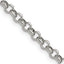 Stainless Steel Rolo Chain Necklace 4.6mm