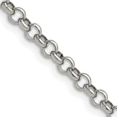 Chisel Stainless Steel Polished 4.6mm 24 inch Rolo Chain